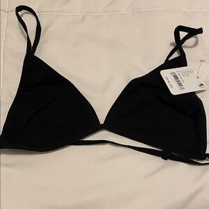 Free People Black Bra